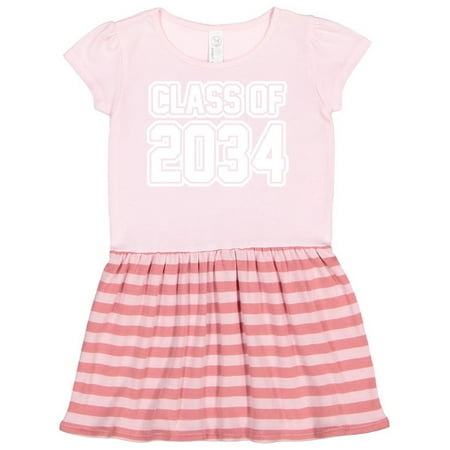 

Inktastic class of 2034 Gift Toddler Girl Dress
