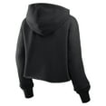 thumbnail image 5 of Women's Fanatics Black Las Vegas Raiders Oversized Hometown Heritage Cropped Hoodie, 5 of 5