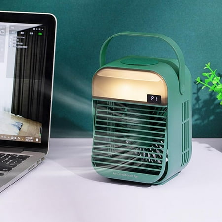 

Enlightened Portable Cold Fan Rounded Water Cooling Fan Night Lamp Charging/ Wireless