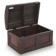 thumbnail image 3 of Rectangular Wooden Chest with Magnetic Closure - Small 11in, 3 of 4
