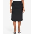thumbnail image 4 of Alfred Dunner Womens Plus-Size Classic Stretch Waist Midi Skirt, 4 of 6