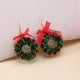 thumbnail image 3 of Pendientes de corona de árbol de Navidad, adornos navideños, decoraciones para el hogar, regalos de Navidad, decoración de Año Nuevo 2022, 2023, 3 of 4