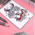 thumbnail image 5 of 12/30/40/60 Soft Hair Note Pen Set Sketch Brush Marker Alcohol-based Comic Drawing Animation, 5 of 5
