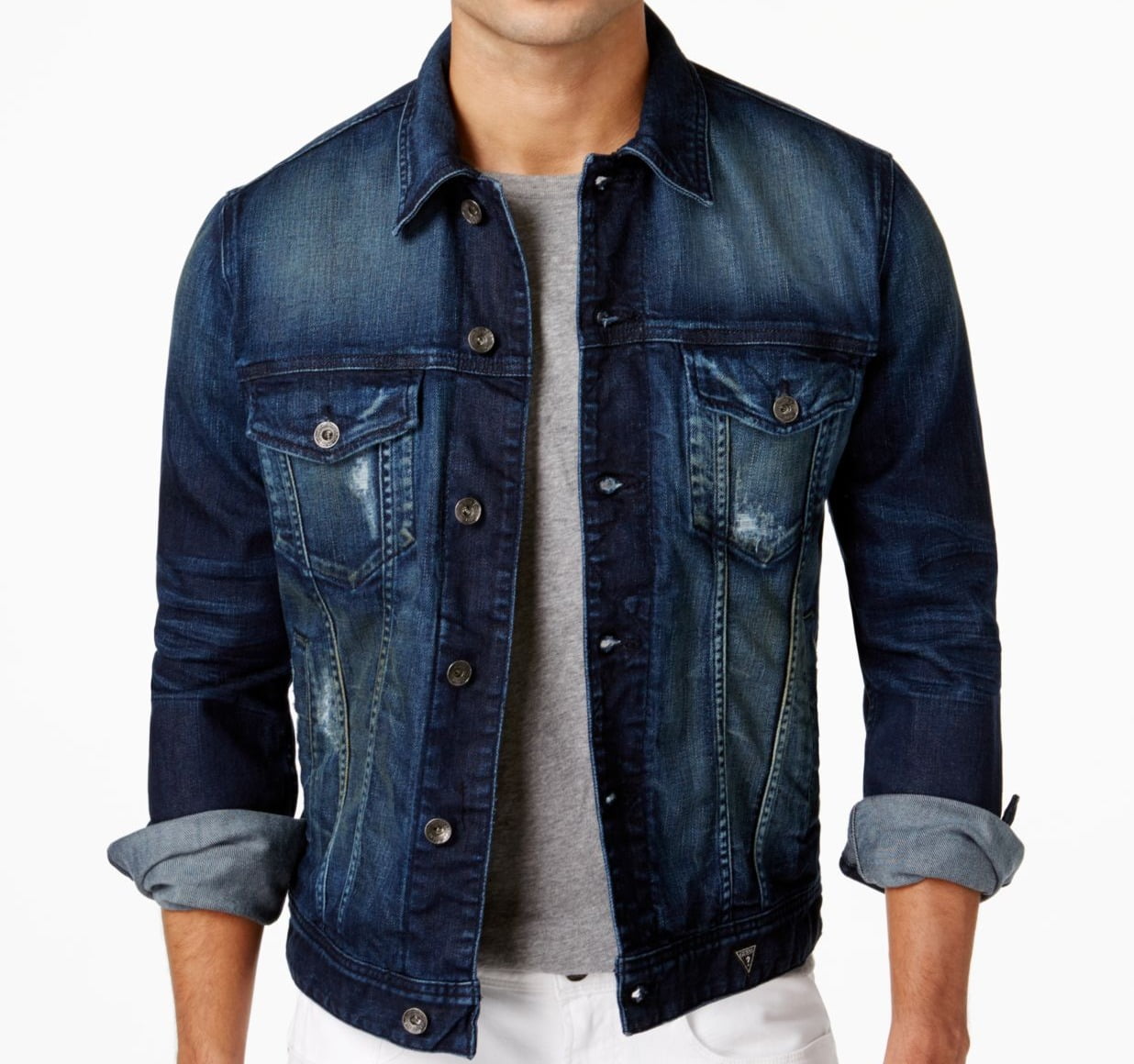 guess mens denim jacket