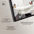 thumbnail image 4 of Light Butterfly Garden Glam Bath Shadowbox Print Trendy Bathroom Art by Art Remedy, Black Frame, 30 x 45, 4 of 7
