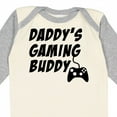 thumbnail image 4 of Inktastic Daddy's Gaming Buddy with Controller Boys or Girls Long Sleeve Baby Bodysuit, 4 of 5