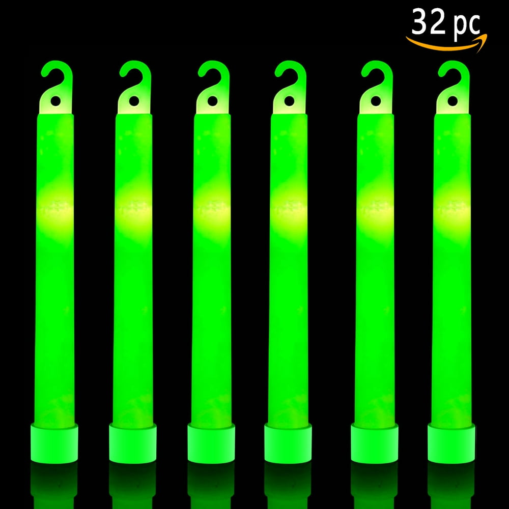 32 Camping Emergency Survival Glow Sticks 6 Inch Ultra Bright Chem