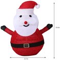 thumbnail image 3 of BSJJY 23.6In Lighted Pop Up Santa Claus Decorations, Pre-Lit Light Up 40 LED Warm White Lights, Battery Powered Collapsible Easily Metal Stand Easy for Xmas Indoor Outdoor Decor, 1PCS, 3 of 9