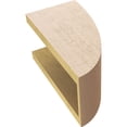 thumbnail image 6 of 6"W x 6"D x 12"H Wide Durham Rough Cedar Woodgrain TimberThane Corbel, Primed Tan, 6 of 6