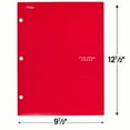 thumbnail image 6 of Five Star Folder, 4-Pocket, Red (72089), 6 of 6