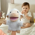 thumbnail image 4 of Lamb Hand Puppet with Movable Mouth, Soft Fabric Interactive Role Play Toy for 3+ Years, Storytelling Companion, 4 of 9