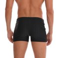 thumbnail image 6 of JoveMarine Plus Size Men's Quick Dry Swim Trunks Breathable Beach Shorts with Elastic Waist Comfortable Swimwear for Swimming and Pool Black L, 6 of 7