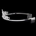 thumbnail image 4 of Diadema de dama de honor de novia Gloria Tiara Crystal Rhinestone Accesorio de cabellero, 4 of 8