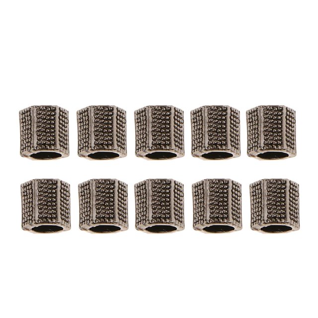 10 Uds., Colgantes hexagonales multicolores, accesorios para fabricación de joyas, accesorios para disfraz Astilla de cobre Zulema Colgantes del hexágono