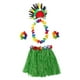thumbnail image 4 of Falda de hierba para adultos y niños, conjunto de disfraz tropical para celebración de carnaval Falda verde de 60 cm, 4 of 9