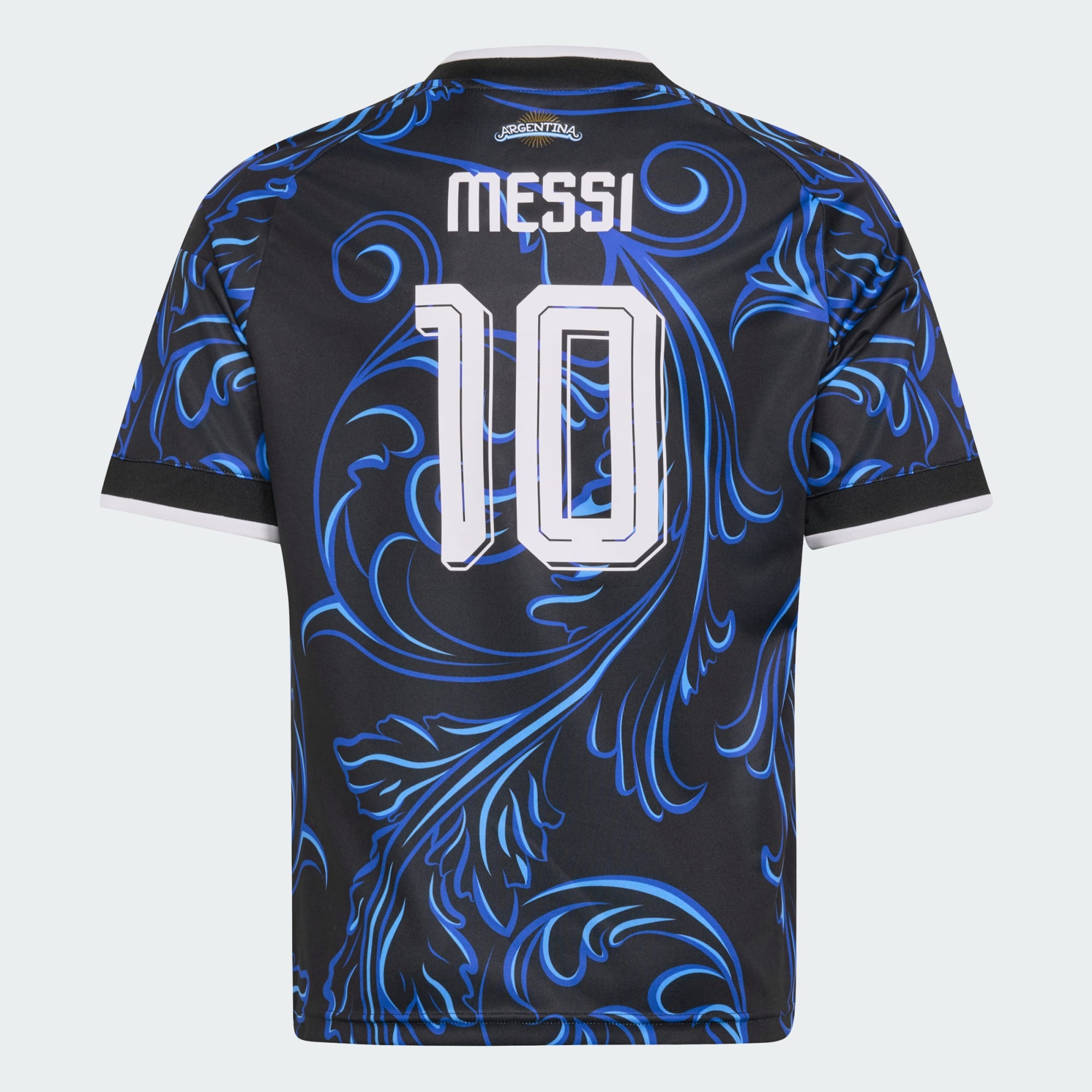 Adidas Argentina Youth Away Messi #10 Soccer Jersey Blue photo 2