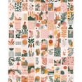 thumbnail image 2 of Idea4wall 3pcs Inspirational Green Nature Themed Motivational Phrases Pattern Wall Murals, Not Peel and Stick, Non-Woven Wallpaper Large Wall Decoration for Rooms, 72"x132", 2 of 5