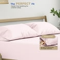 thumbnail image 5 of THREAD SPREAD 100% Cotton King Size Pillow Cases Set of 2 - 400 Thread Count Pillow Cases King Size Set of 2 (Blush), Luxuriously Soft Hotel Quality Sateen Weave Pillowcases, Crisp & Cool, 5 of 9
