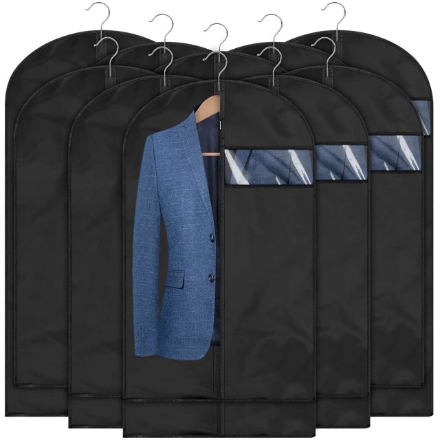 Fundas para prendas Fundas para prendas a prueba de polvo con cremallera 5 piezas 60 * 100 cm ER