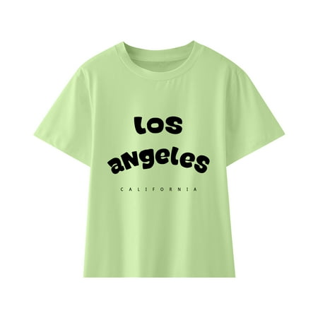 

Children Infant Girls T-shirts Cartoon Printed Short Sleeve Crew Neck Cotton Casual Fun Pattern Summer Clothes Top Dailywear Party Tshirts