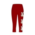 thumbnail image 3 of Pantalones de Ajuste Seco de la Moda de las Mujeres Imprimidas Leggings, Deporte de Yoga Elástico de Poliéster Elástico Respirable, 3 of 5