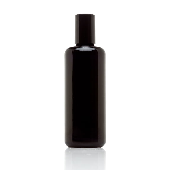 Infinity Jars 100 ml (3.4 fl oz) 10-PACK Set Black Ultraviolet Glass Bottle w/ Glass Ball Roll on Tip