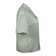 thumbnail image 3 of Ropa de Playa George para Dama, tipo Resort con 3 Botones Verde/Blanco Talla CH, 3 of 4