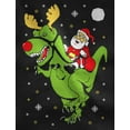 thumbnail image 5 of Tstars Boys Unisex Ugly Christmas Sweatshirt T Rex Santa Ride Dinosaur Kids Christmas Gift Funny Humor Holiday Shirts Xmas Party Christmas Gifts for Boy Toddler Kids Sweatshirts, 5 of 5