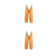 thumbnail image 4 of Toystoory Pantalones de lluvia divididos para exteriores multifuncionales, equipo de protección portátil, pantalones ligeros para senderismo, Naranja 2Conjunto, 4 of 6