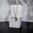 thumbnail image 3 of Collar para Mujer con Cristal Swarovski en forma de Calavera– Bañado en Oro 14k Ortiz Espinosa Temporada, 3 of 4