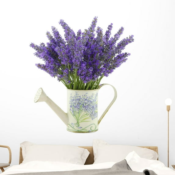 Scent Lavender Wall Decal by Wallmonkeys Peel and Stick Graphic (48 in H x 42 in W) WM23703
