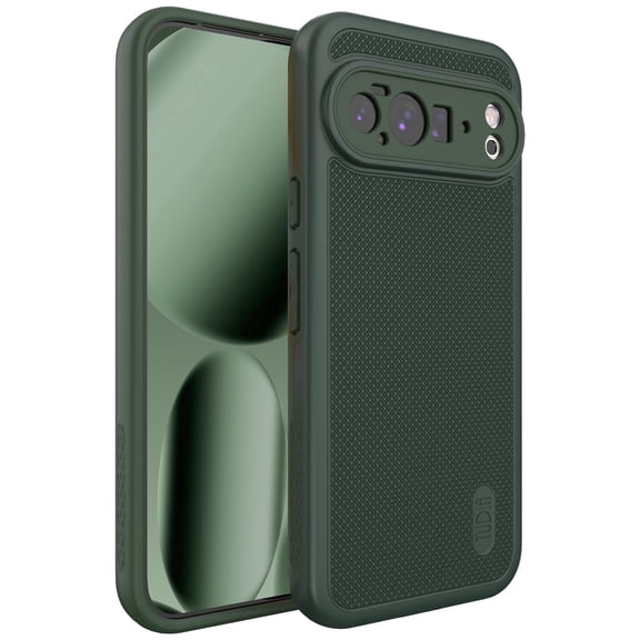 TUDIA MergeGrip Case for Google Pixel 10 Pro XL (2025), Shockproof Dual Layer Rugged Protective Phone Case, Pine Green