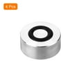 thumbnail image 3 of M8 Thread 25mm Diameter 10mm Thick Round Shape Aluminum Disc 4pack for Glass Table Tea Tables, 3 of 6
