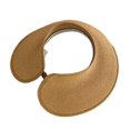 thumbnail image 2 of Sombrero tejido para mujer, de ala ancha, transpirable, duradero, informal, portátil, para playa Marrón, 2 of 6