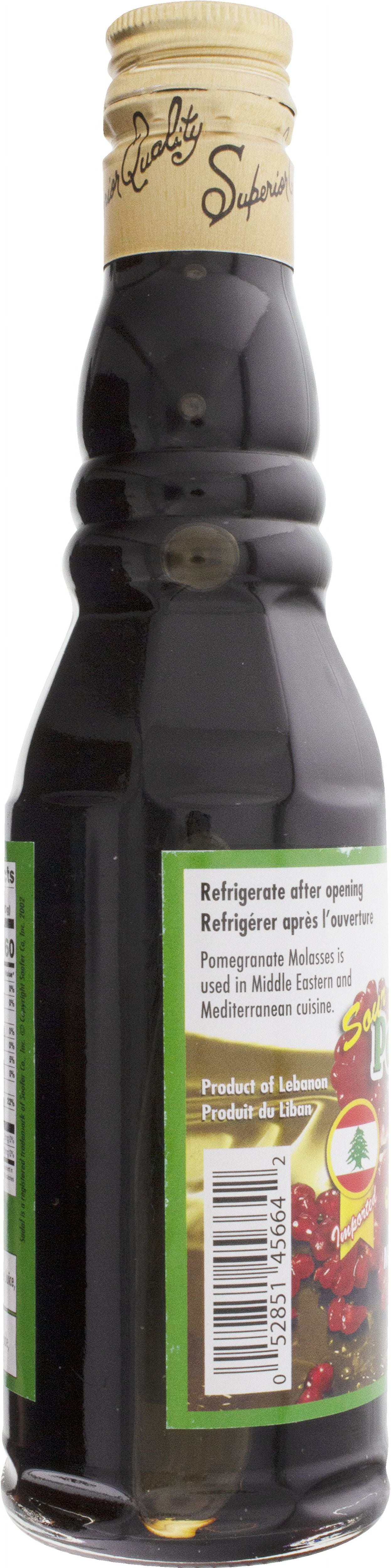 Sadaf brand Pomegranate Molasses, 10 Fl oz. in a bottle
