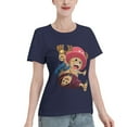 thumbnail image 2 of T-Shirt Basique à Manches Courtes pour Femmes une Pièce Chopper, 2 of 6