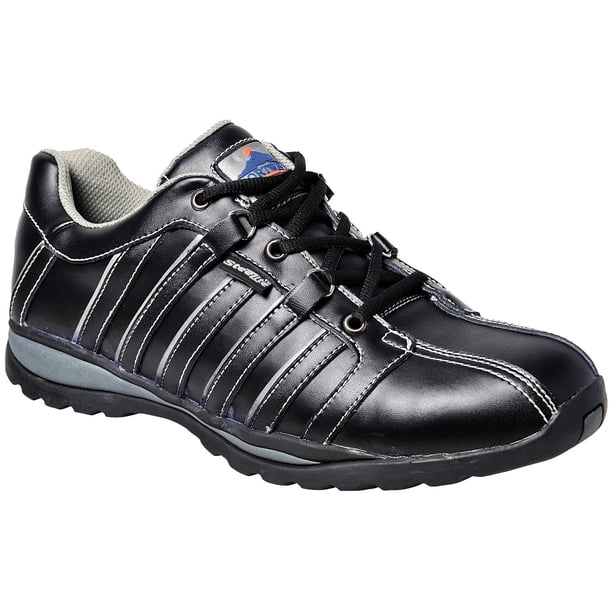 Portwest - Zapatillas Deportivas de Seguridad de Cuero Steelite Arx con Cordones para Hombre (Negro) Portwest UTRW4366_black