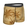 thumbnail image 4 of Uemuo Retro Palm Tree Pattern Men's Boxer Briefs,Trunk Anti-Chafing,Comfortable, Durable, and Stylish Underwear-Small, 4 of 9