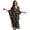 Butterfly Mushroom Flower Black, variant on SEANATIVE Caftans for Women Beach Cover Up Swimsuit Coverups Swimwear Kaftan Dresses Long Caftans Plus Size Batwing Sleeve Swimsuit Coverup V Neck Summer Dress, Polynesia Floral Yellow Black