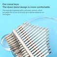 thumbnail image 2 of Mini Pulgar Piano Portátil Lindo Beerlittle Piano Instrumento Musical Acrílico Transparente Pulgar Piano Para Principiantes 17 Teclas Vogacara EL013094-00, 2 of 5