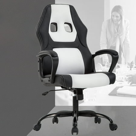 Ergonomic Gaming Chair with Arms and Lumbar Support,