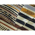 thumbnail image 2 of Ambesonne Abstract Quilted Bedspread Set 3 Pcs, Trippy Geometric, Queen Size, Multicolor, 2 of 4