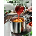 thumbnail image 2 of Cooks Standard Multi-ply Clad Stainless Steel Cookware Set, - Includes Saucepans and Stockpot with Lids, Cool Grip Handles,  Induction Compatible, Dishwasher and Oven Safe, 6-Piece, 2 of 7