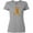 Athletic Heather, variant on Inktastic Leukemia Awareness with Orange Ribbon Made of Hearts Women's T-Shirt
