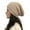 Beige, variant on Womens Knitted Slouchy Winter Warm Casual Wool Beret Baggy Beanie Hats Caps