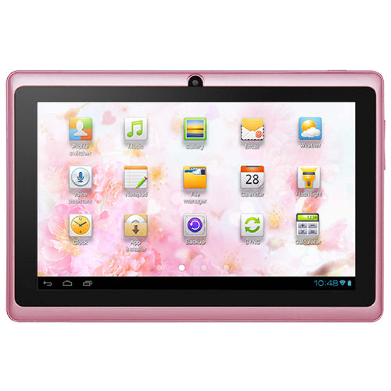 Kocaso M752 7" Android Tablet, 1.2GHz CPU, 512MB RAM, 4GB Storage, Dual Cameras, WiFi, Google Play, Black