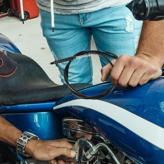 KONTONTY HOMEMAXS Durable 1 Set Motorcycle Clutch Cable Suitable for Clutch Brake Cable Adjuster Screw on Motorized Bikes Go Karts Dirt Bikes