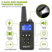 BEBANG Dog Training Collars, Dog Shock Collar with Remote 2600FT, Beep Vibration Shock Modes , Waterproof, LED Light, Perfect for Training Small Medium Large Dogs