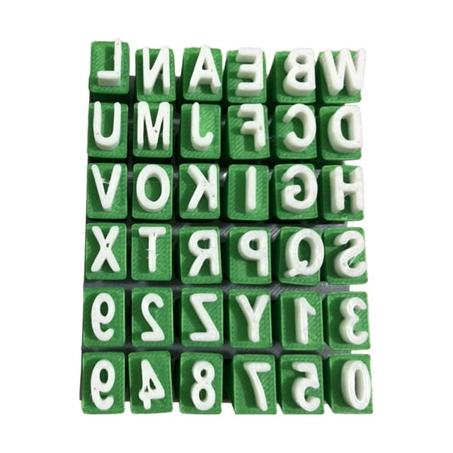 Kit de sellos de letras y números del alfabeto para hacer tarjetas, manualidades de bricolaje, números y letras Mayúscula