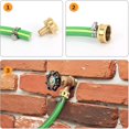 thumbnail image 4 of GFDYREE Garden Hose Repair Kit, Solid Brass Mender Female and Male Hose Connector with Clamps, Fit All 1/2-Inch Garden Hose, 4 Set, 4 of 7